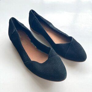 TOMS Jutti Neat Flat. Black Size‎ 10 Slip On Comfy Shoes Womens